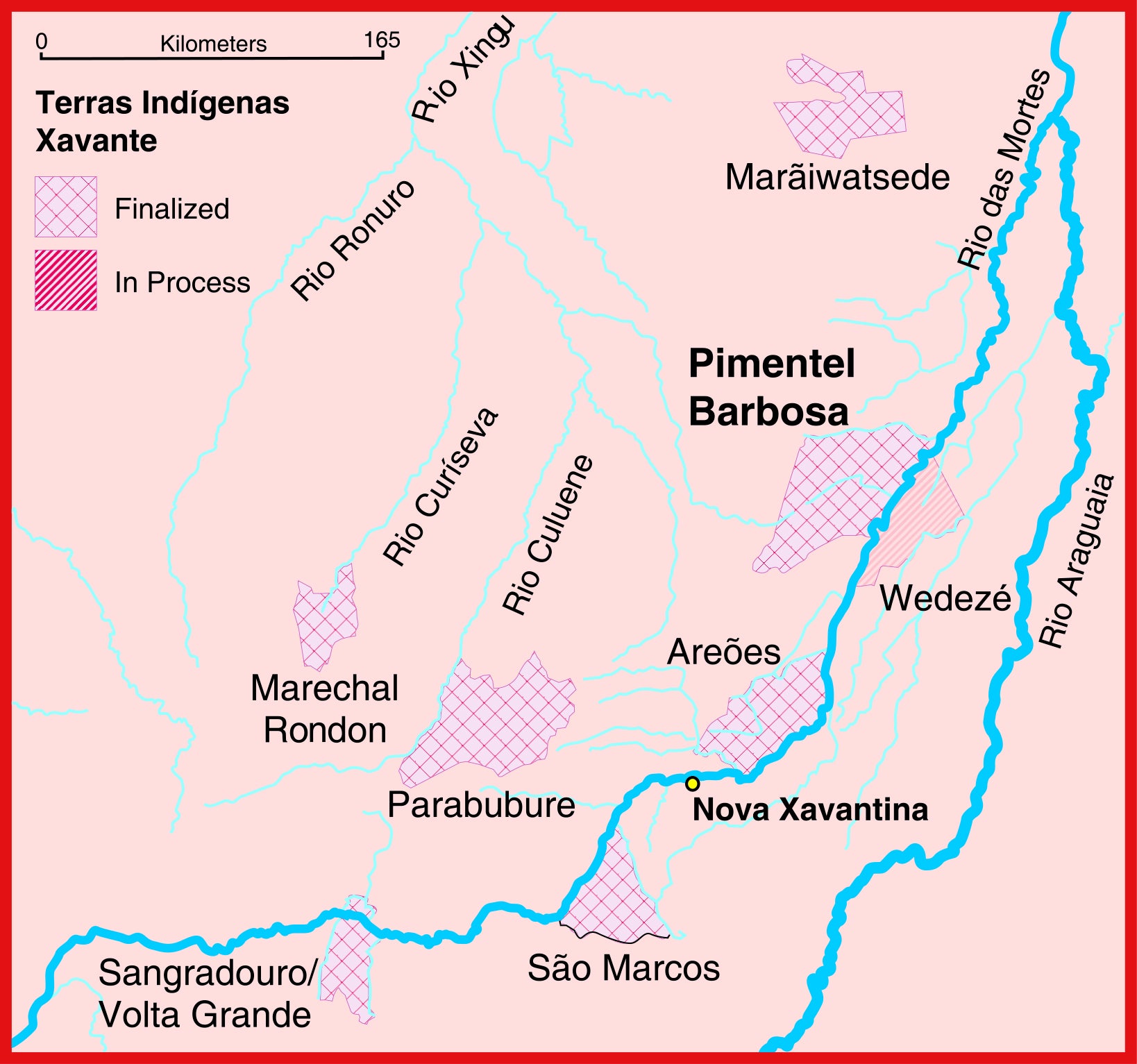 Map Xavante