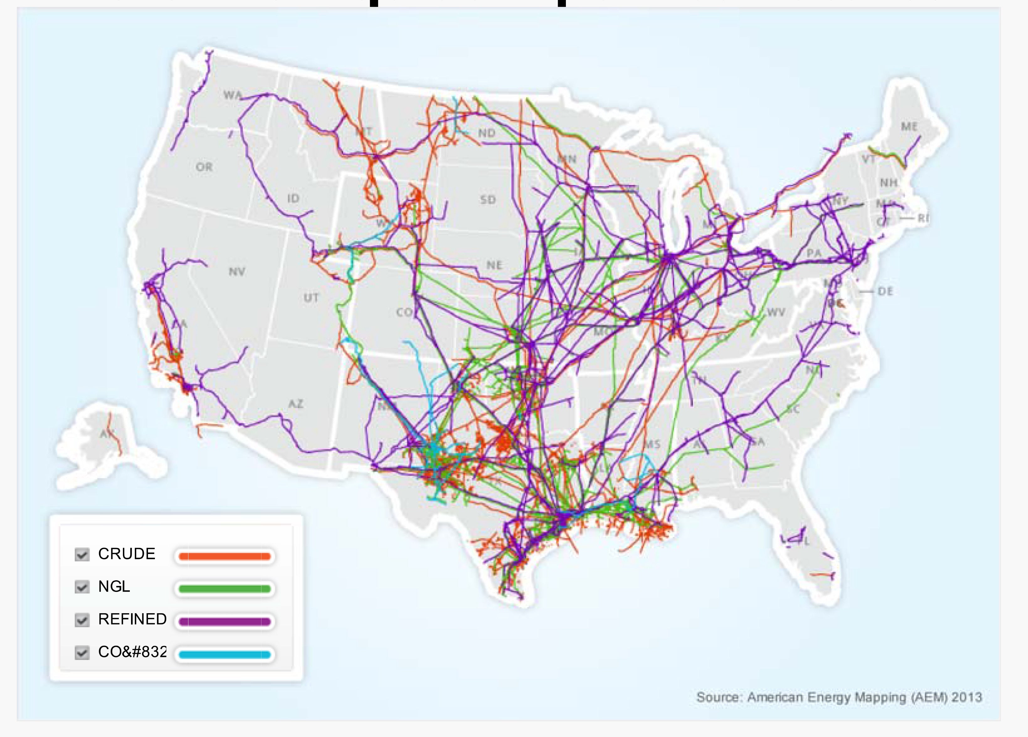 Source: American Energy Mapping. 