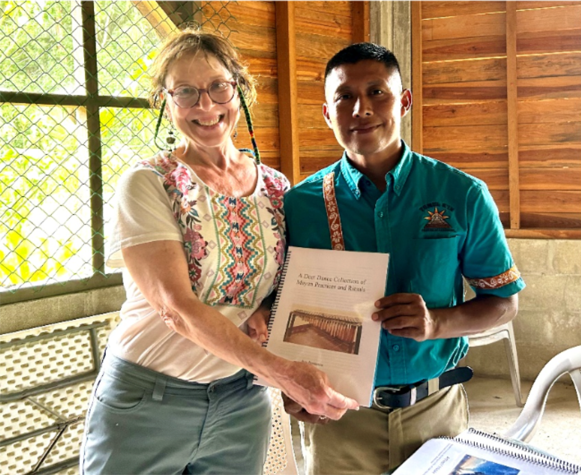 Photo from 2014 visit to Tumul K’in (Belize) with Principal Filberto Rash