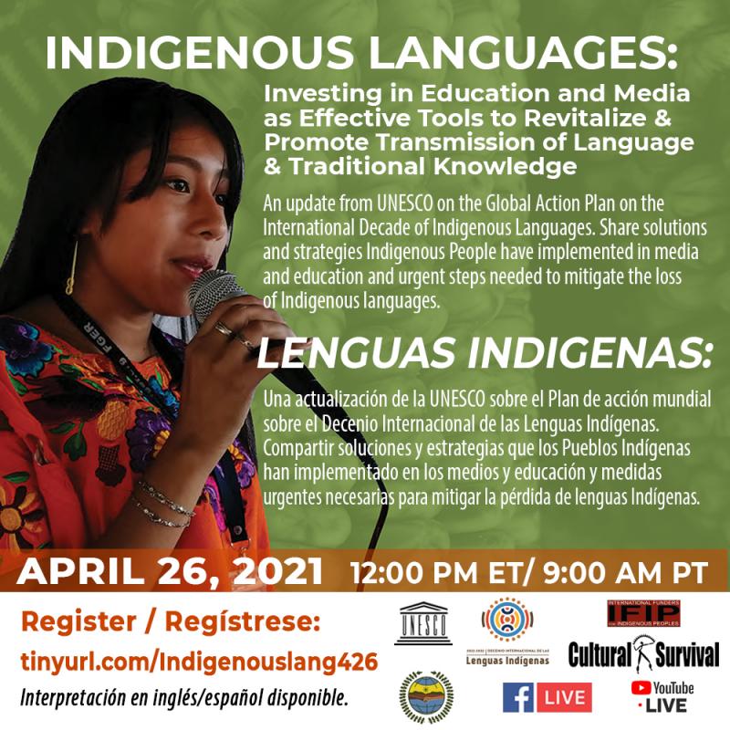 Lenguas Indígenas: La inversión en educación y medios de comunicación